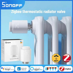 Thermostatic Radiator Valve TRVs Smart Quiet TRV Temperature Control System Support Alexa ZHA MQTT Ewelink