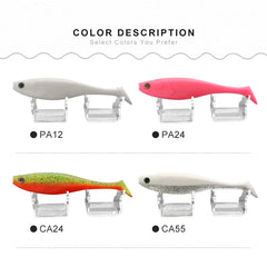 Quality professional Soft baits 16cm 36g 3pcs Bass Lure